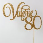 80th cake decoation eighty party birthday