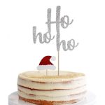 christmas cake fun topper HOHOHOH santa hat