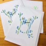 handmade cards, made in Adelaide Australia, handdrawn design, fancy paper, basic shape, online store cards gifts frog reptile