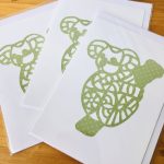 handmade cards, made in Adelaide Australia, handdrawn design, fancy paper, basic shape, online store cards gifts native koala