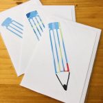 handmade cards, made in Adelaide Australia, handdrawn design, fancy paper, basic shape, online store cards gifts pencil biro teacher learn