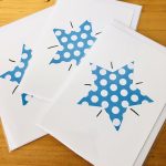 handmade cards, made in Adelaide Australia, handdrawn design, fancy paper, basic shape, online store cards gifts star bright twinkle