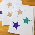 handmade cards, made in Adelaide Australia, handdrawn design, fancy paper, basic shape, online store cards gifts twinkle star
