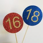 Cake toppers Adelaide Sydney australia brisbane melbourne perth tasmanina 18th eighteen party 16 sixteen party happy birthday party cake decorations numbers cake