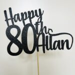 Cake toppers Australia made to order party decoration catering party16Adelaide Sydney Brisbane Darwin Perth Melbourne Hobart 80th eighty birthday happy